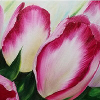 Paint workshop Tulips