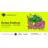 Creative drawing event Curious Creatures