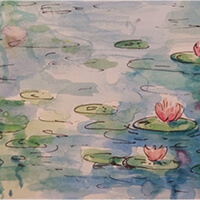 Watercolour Waterlilies: Expressions of Monet workshop with Alex Lowe