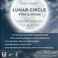 a magical and rejuvenating evening of yoga, sharing, and grounding kombucha!