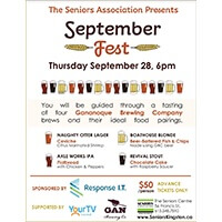 September fest Kingston senior centre